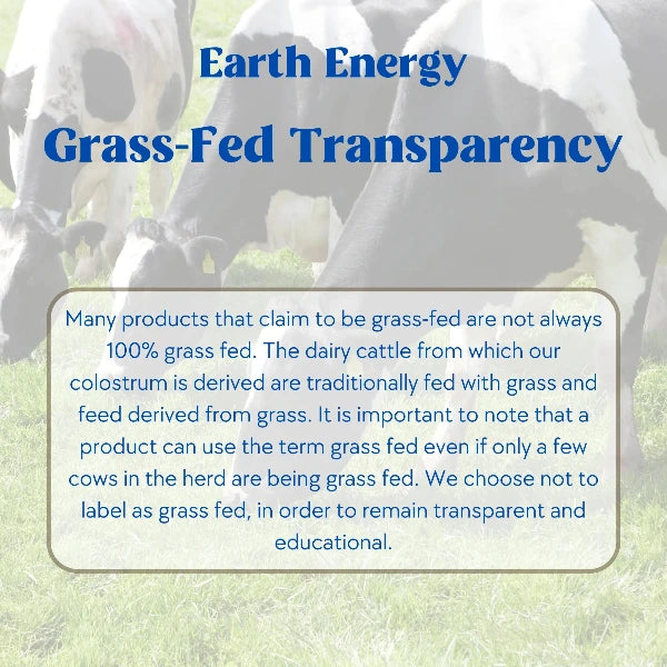 Colostrum Supplement Facts - Earth Energy