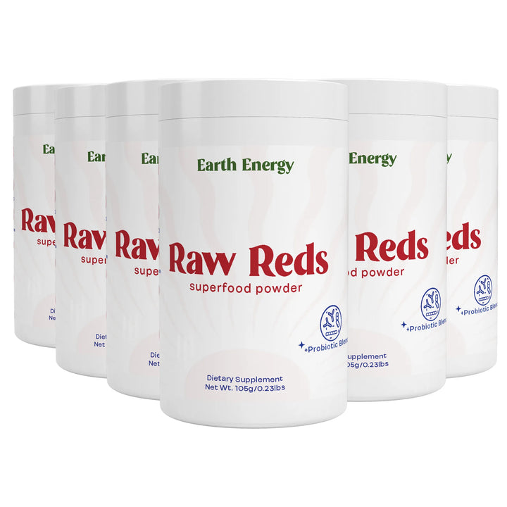 Raw Reds 6 Pack - Earth Energy