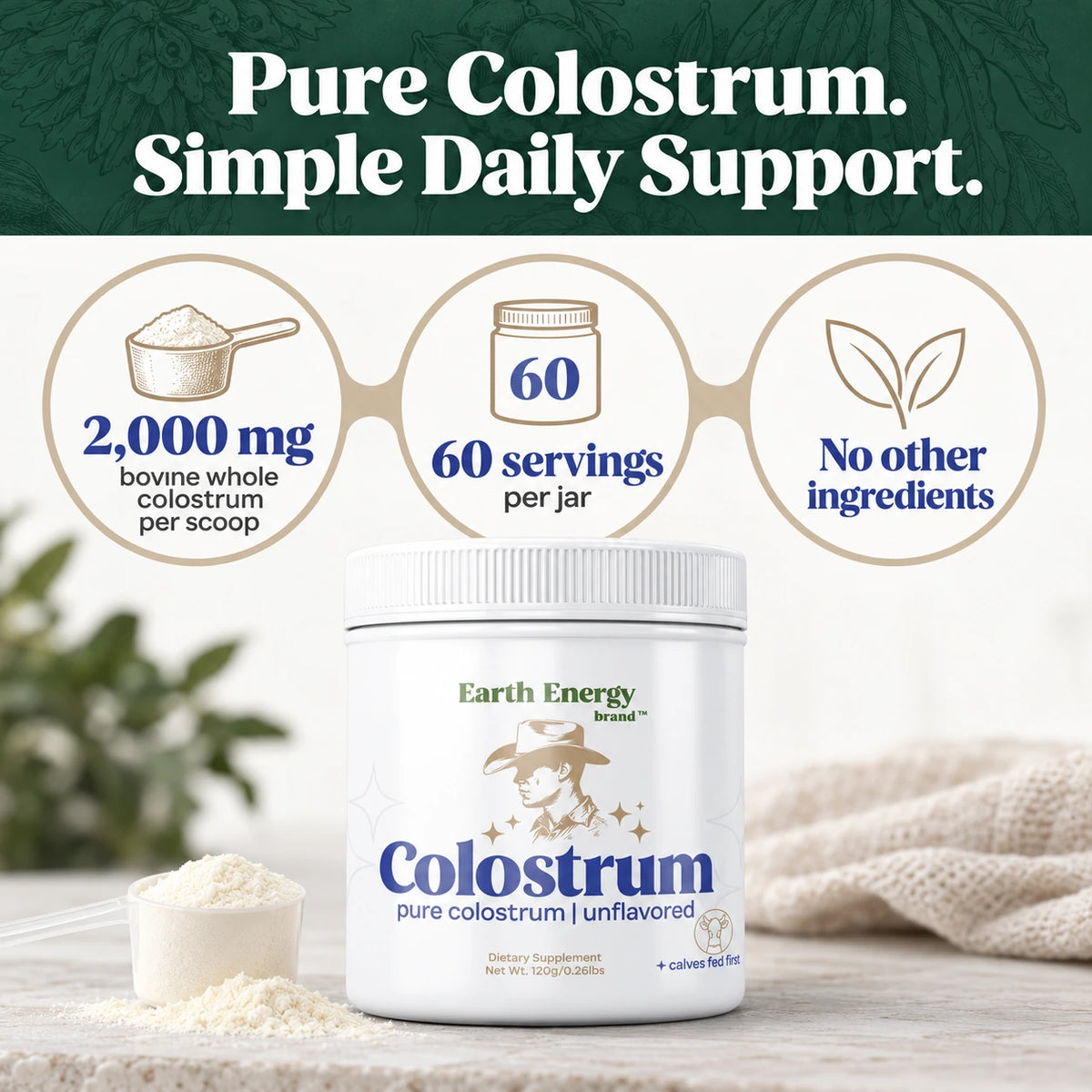 Pure Bovine Colostrum (LP)