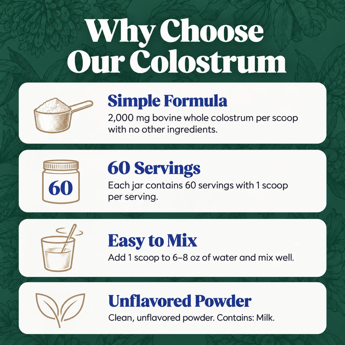 Pure Bovine Colostrum