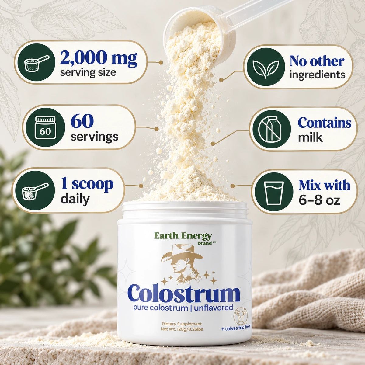 Pure Bovine Colostrum (LP)
