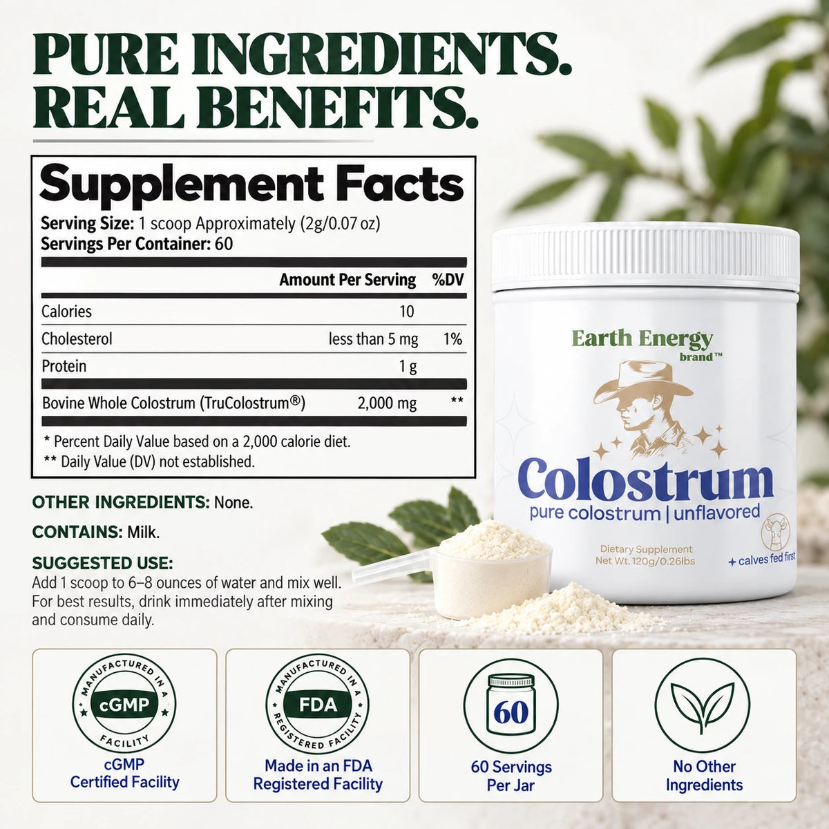 Pure Bovine Colostrum (LP)
