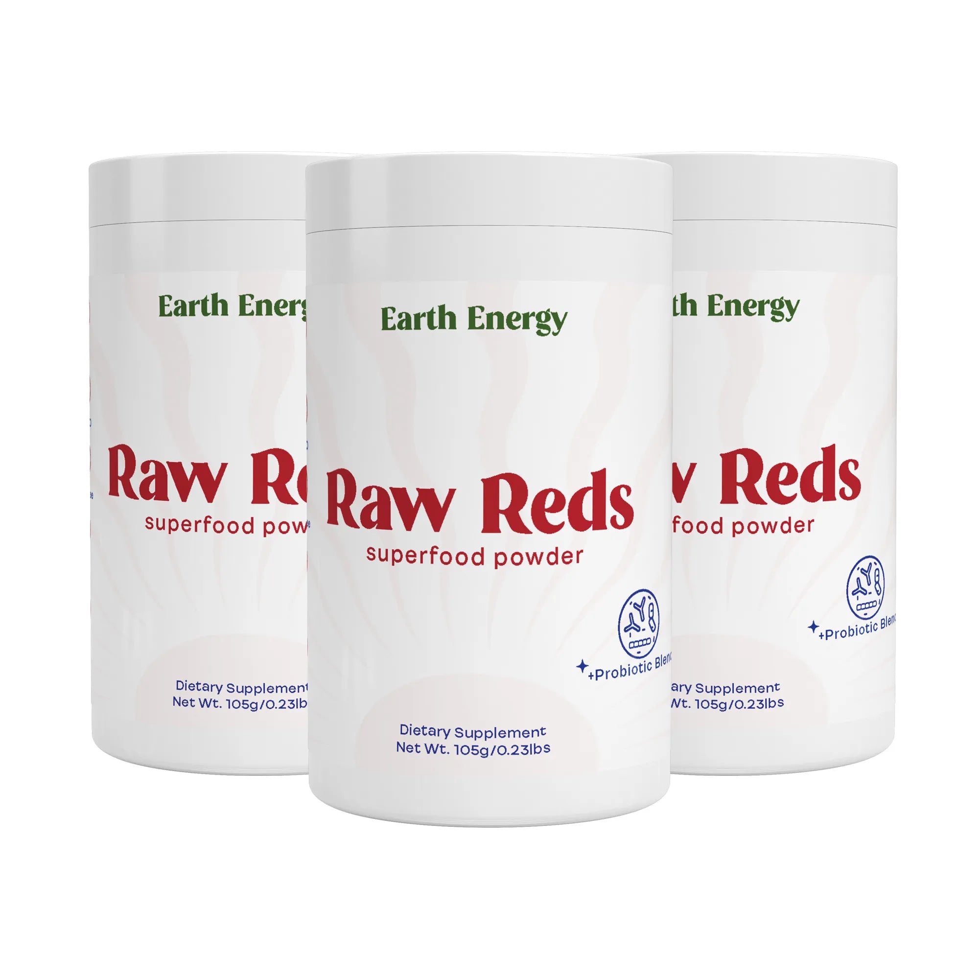 Raw Reds 3 Pack - Earth Energy
